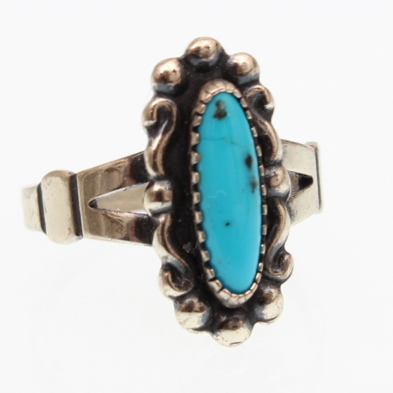 Sterling Silver Smokey Quartz and Turquoise Rings