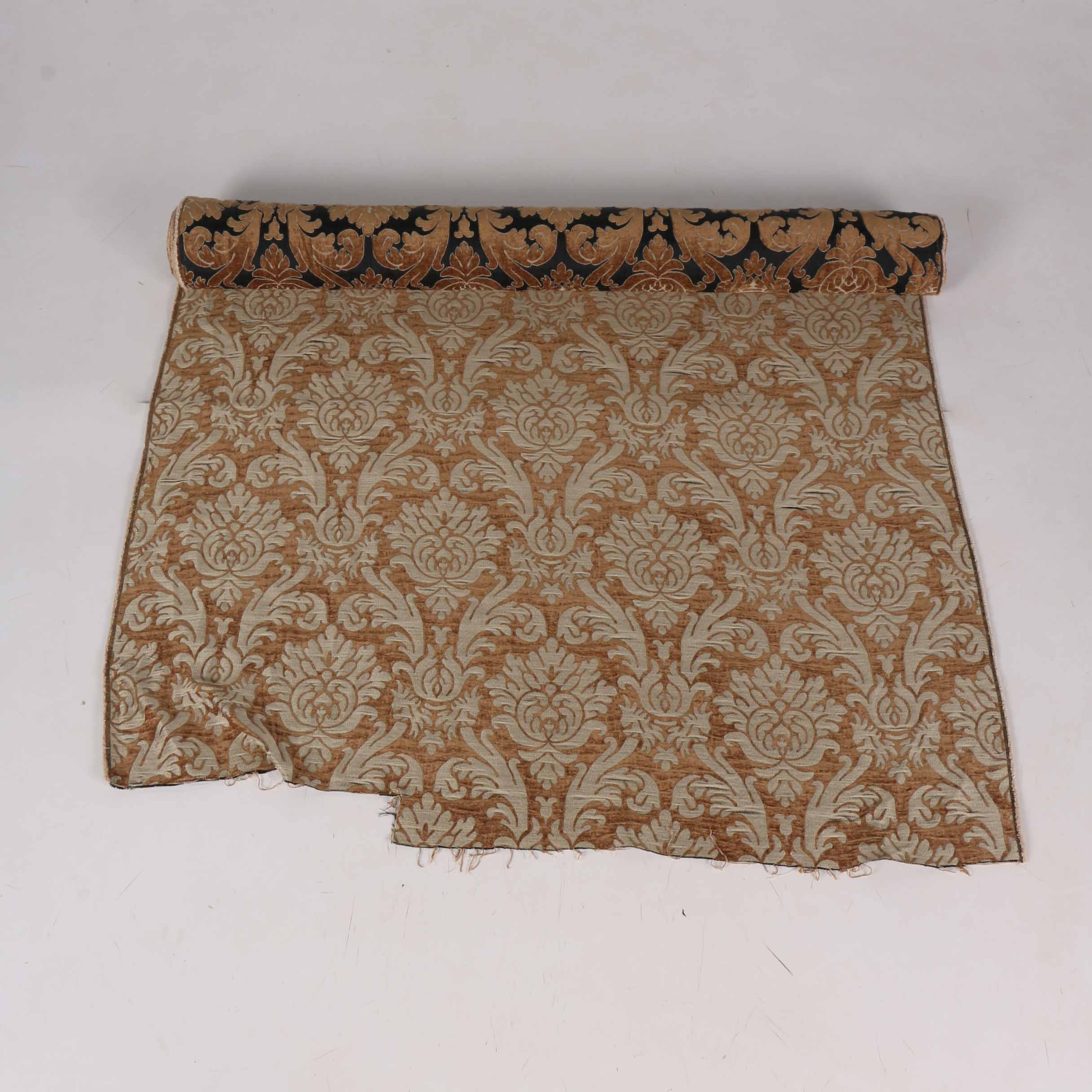 Polyester Chenille Damask Fabric