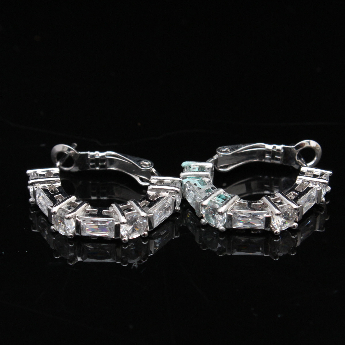 Sterling Silver Cubic Zirconia Earrings