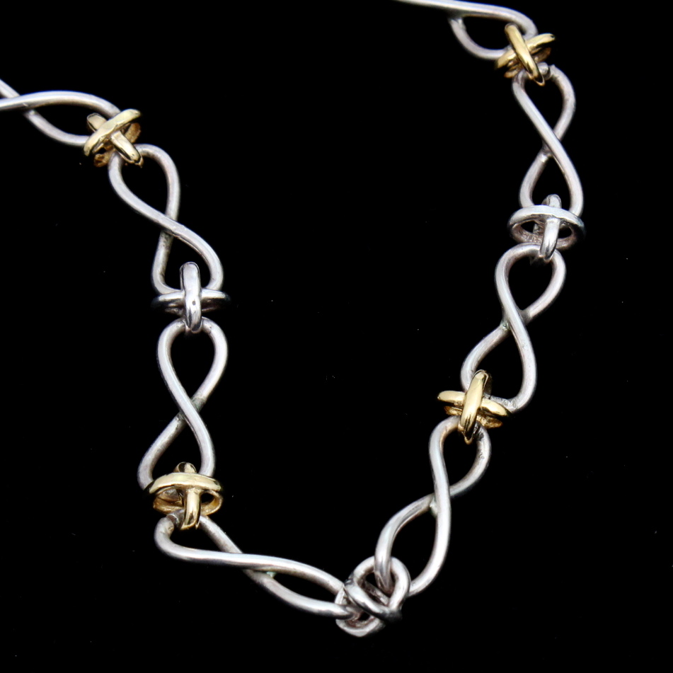 Sterling Silver and 18K Yellow Gold Tiffany & Co. Paloma's Twist Necklace