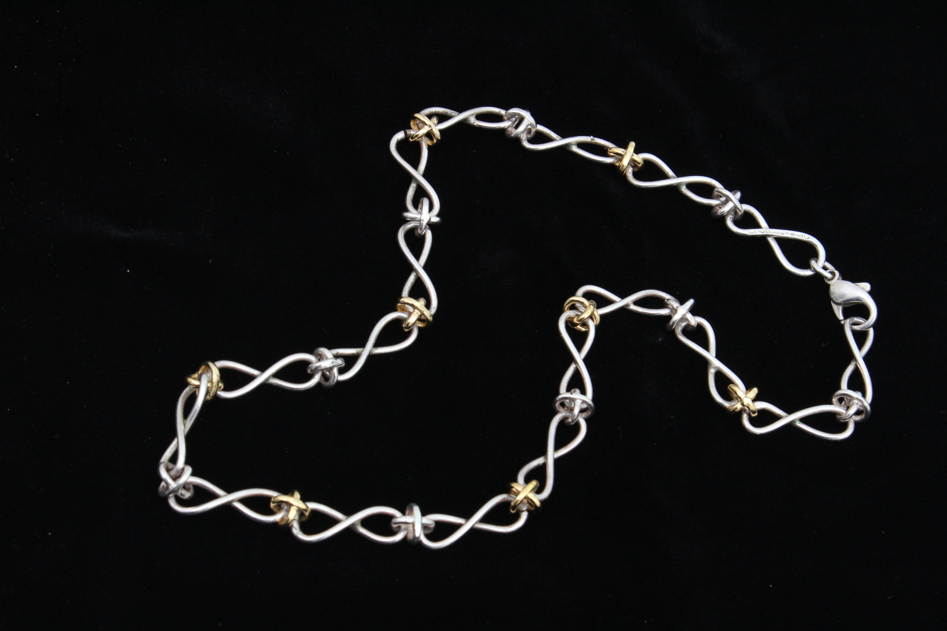 Sterling Silver and 18K Yellow Gold Tiffany & Co. Paloma's Twist Necklace