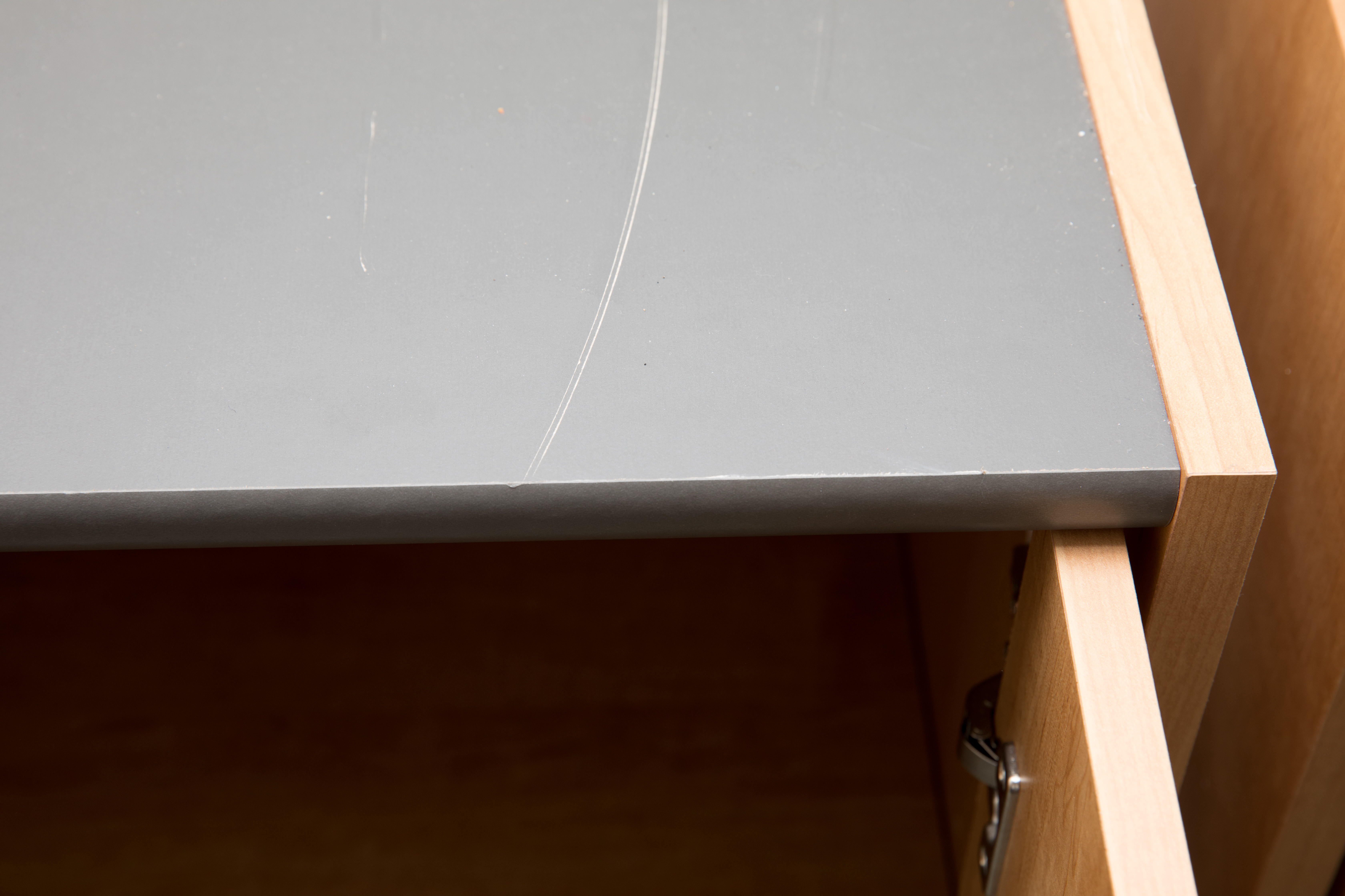 Contemporary Style Wood Cabinet