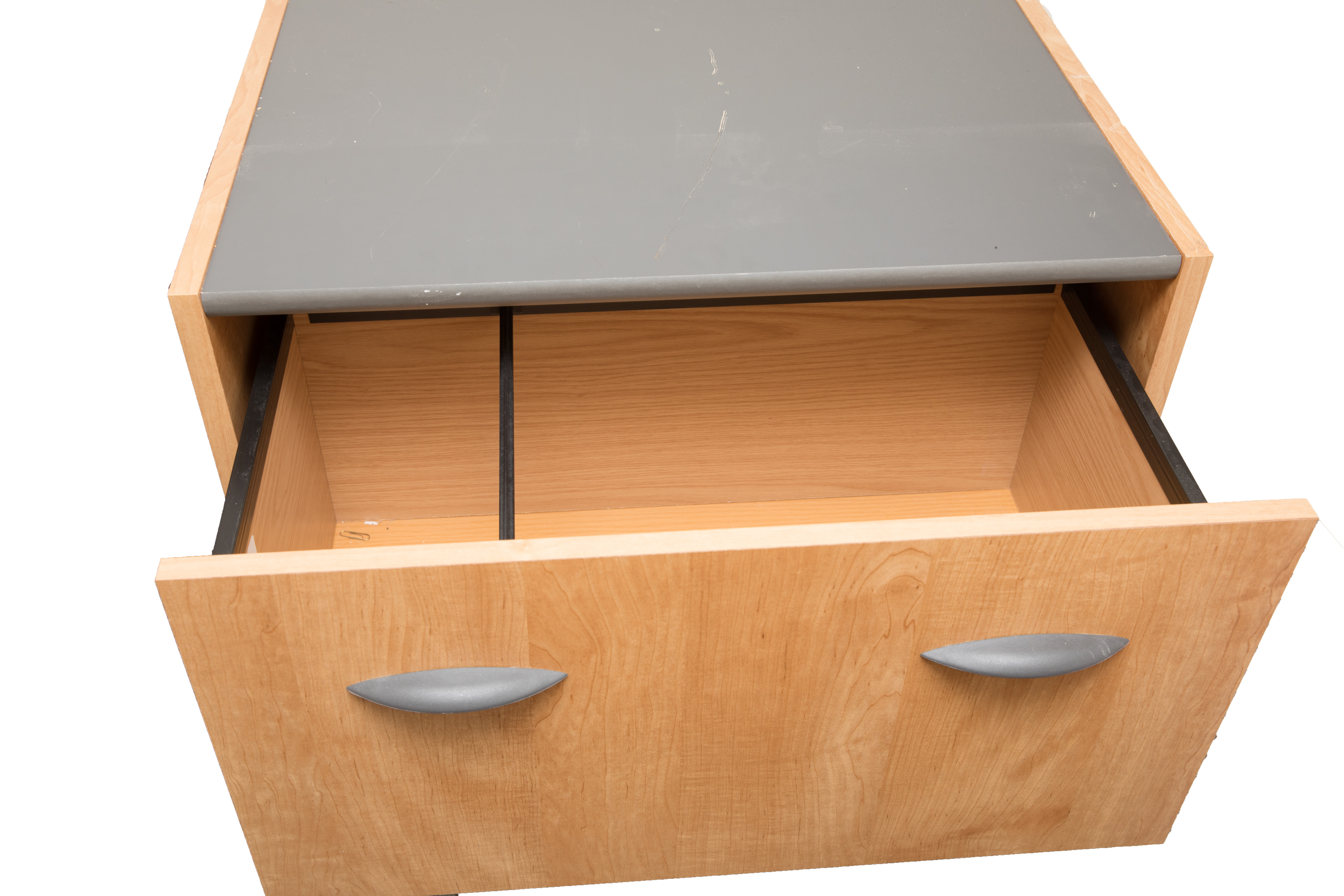 Contemporary Style Wood Cabinet with Drawers