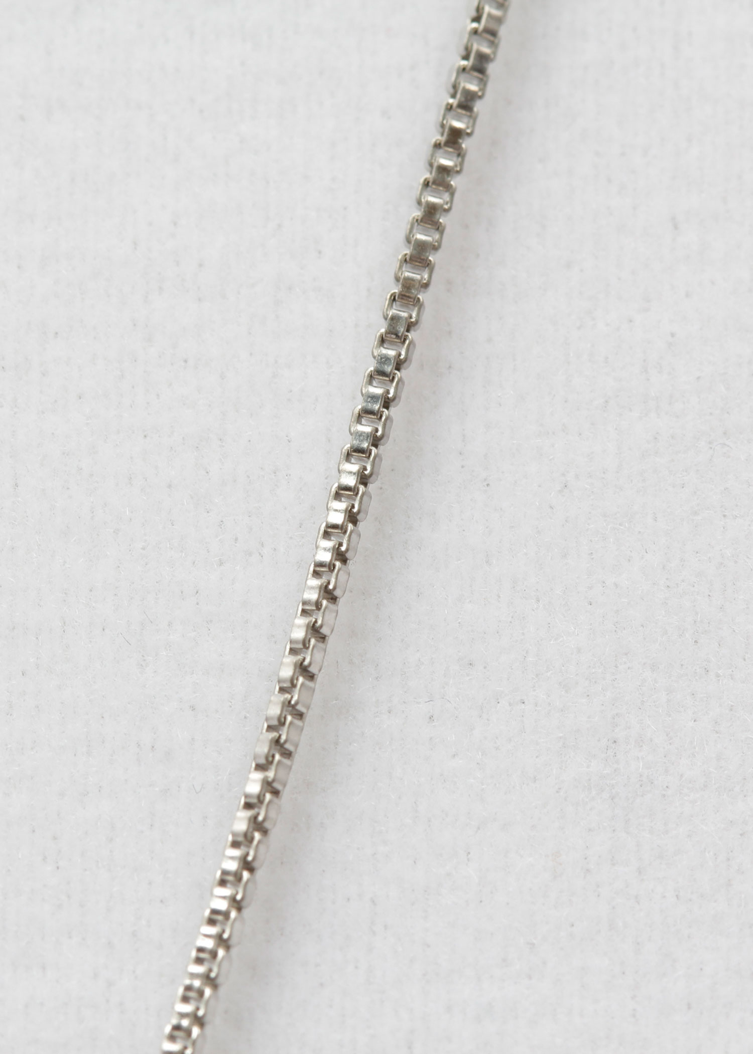 Sterling Silver Diamond Double Heart Pendant Necklace