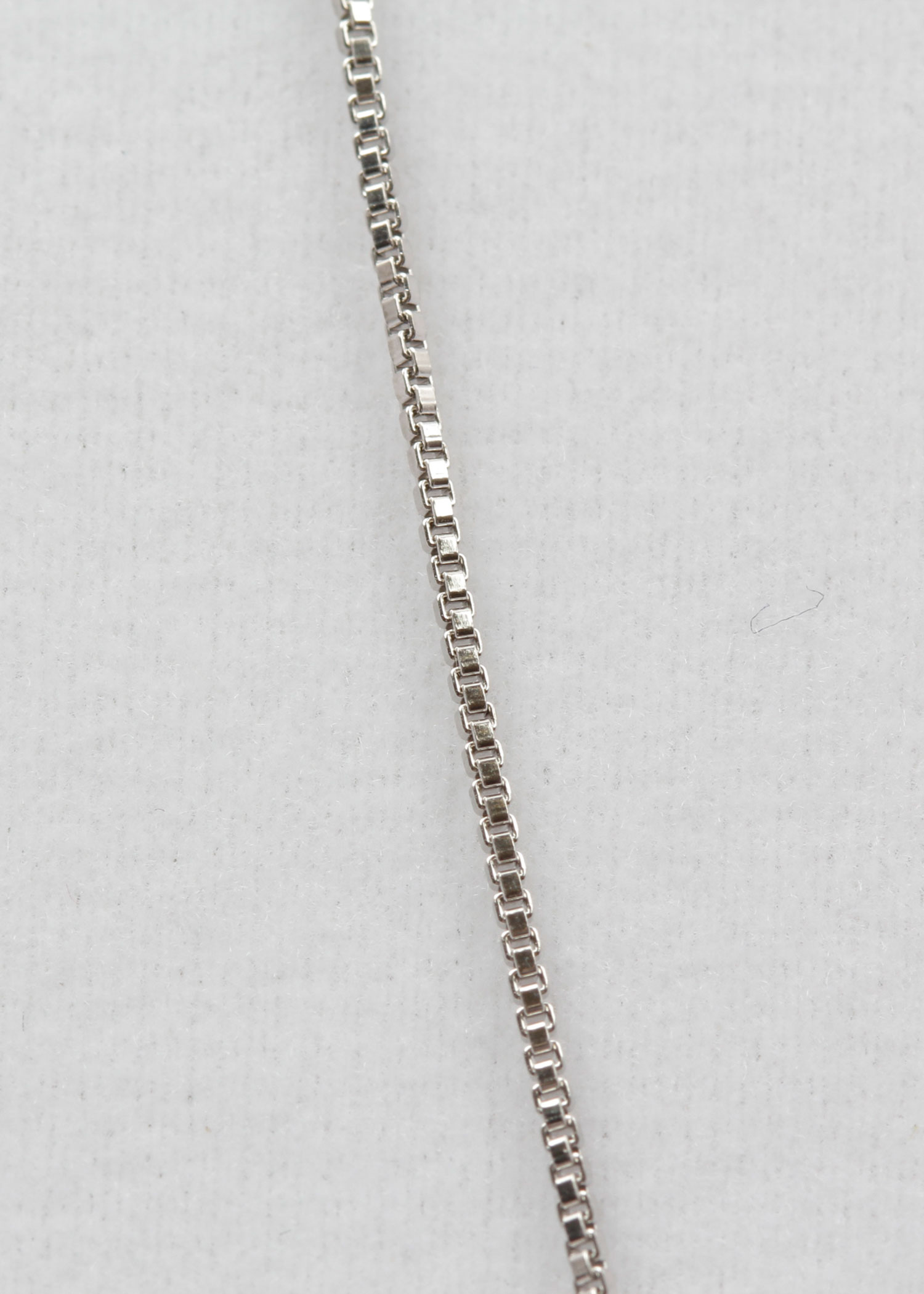 Sterling Silver Cubic Zirconia Drop Pendant Necklace