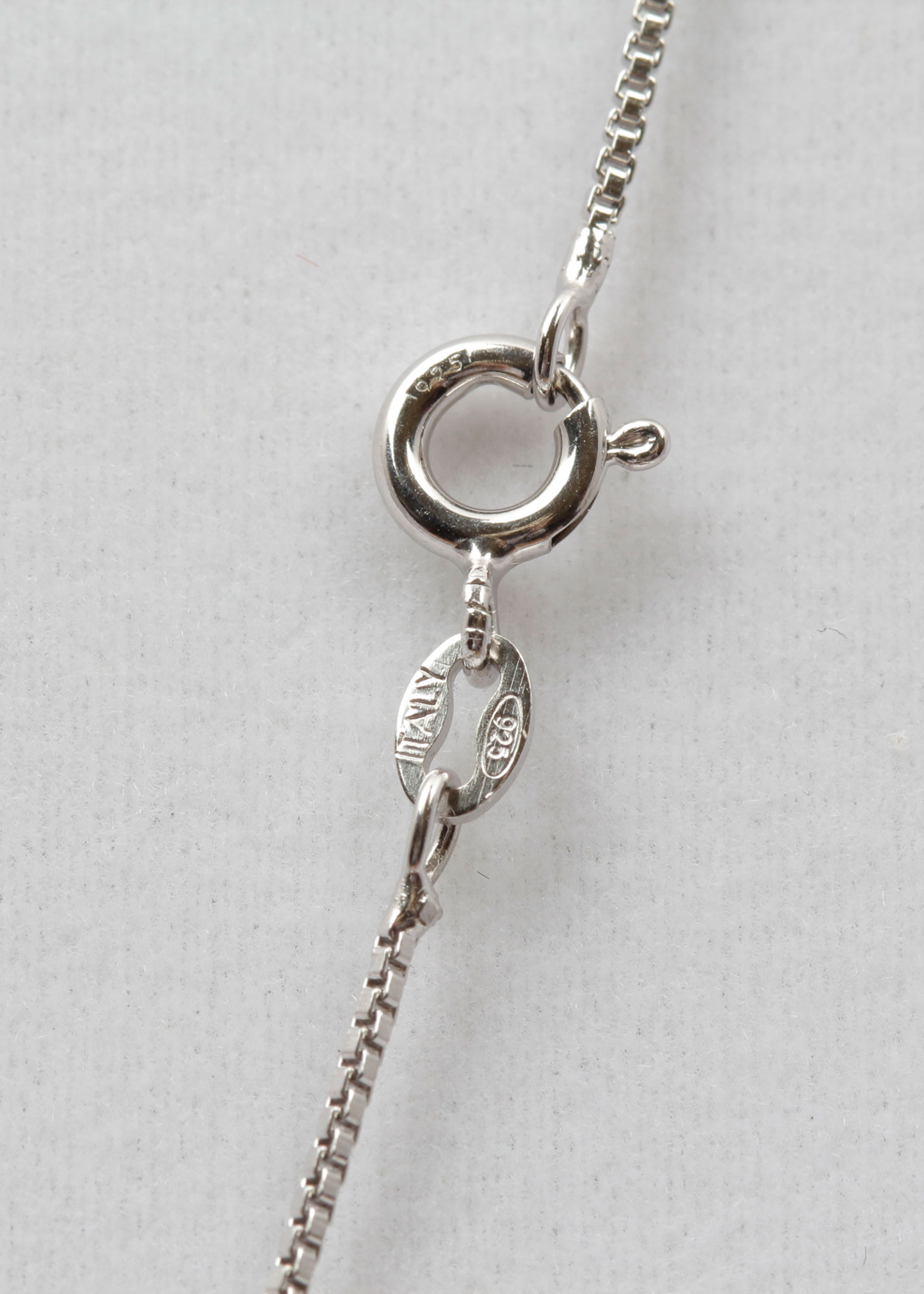 Sterling Silver Cubic Zirconia Drop Pendant Necklace