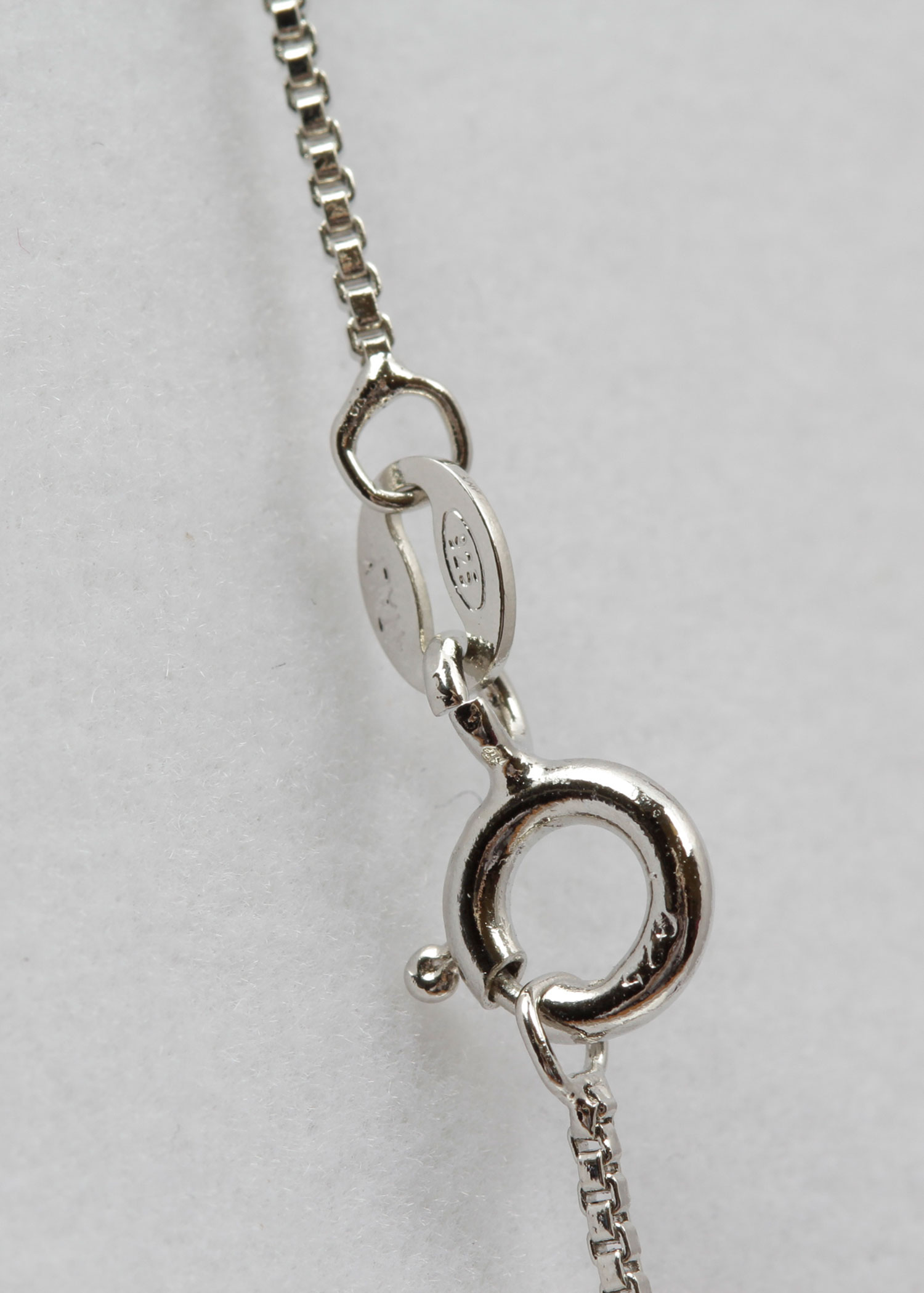 Sterling Silver Black Onyx Pendant Necklace