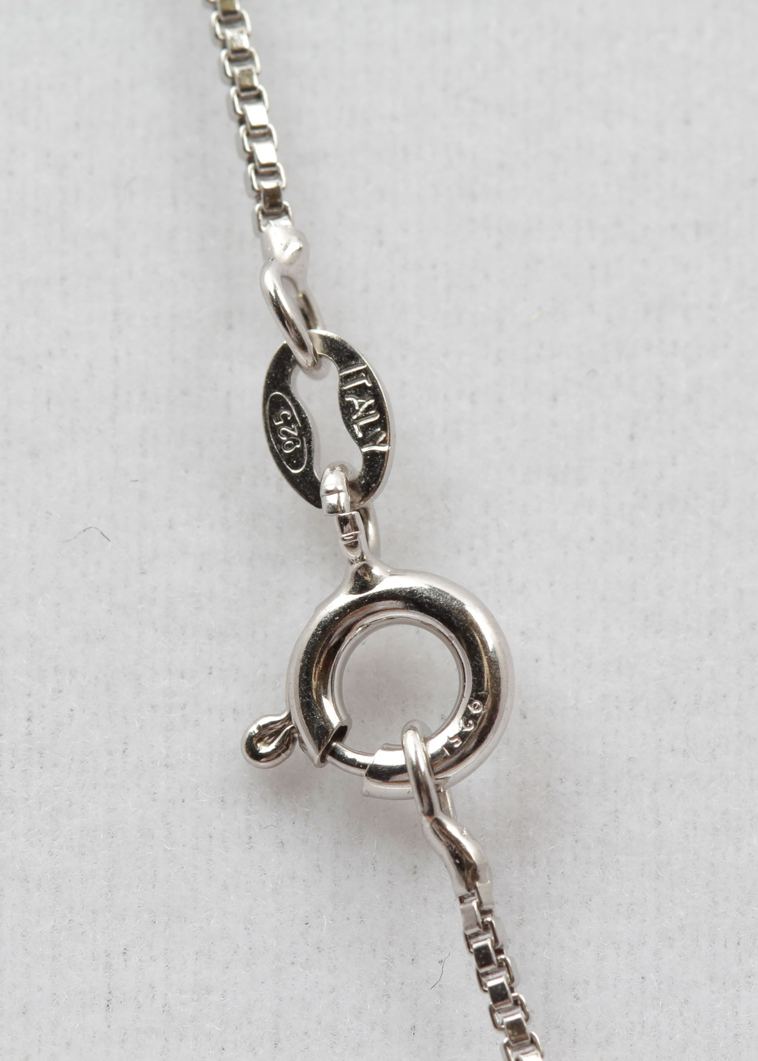 Sterling Silver Diamond Pendant Necklace