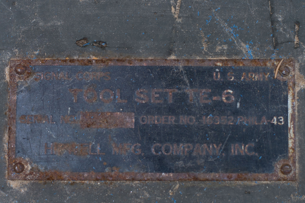 WWII Army Toolbox with Assorted Tools