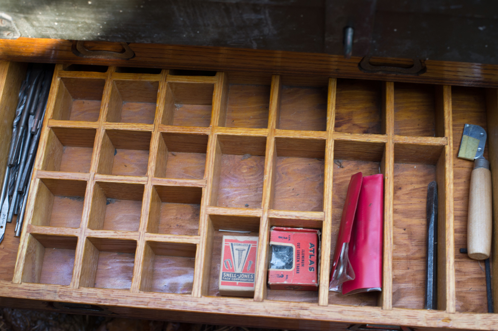 WWII Army Toolbox with Assorted Tools