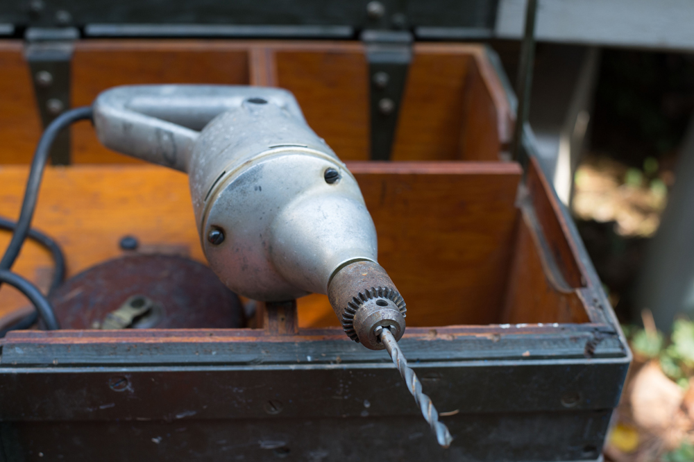 WWII Army Toolbox with Assorted Tools