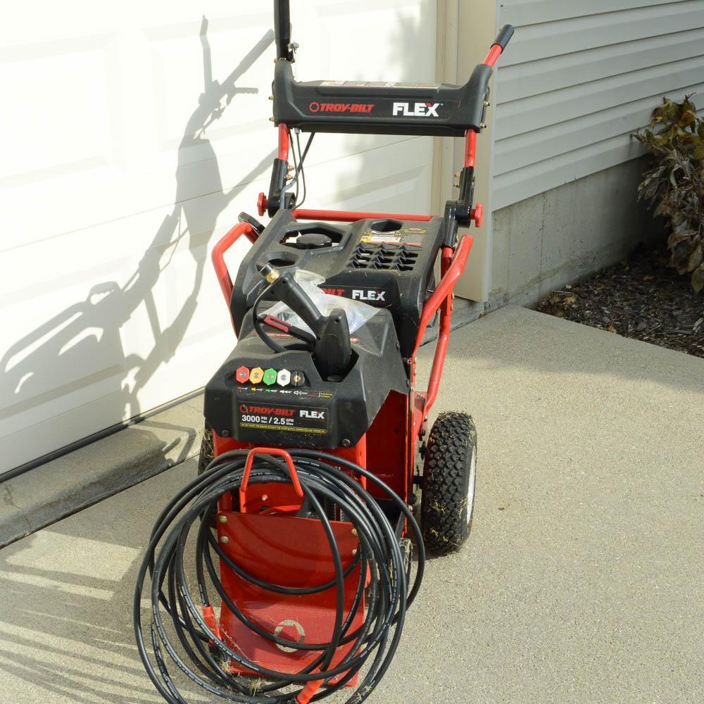 Troy-Bilt FLEX 3000-PSI Pressure Washer and FLEX-Power Base
