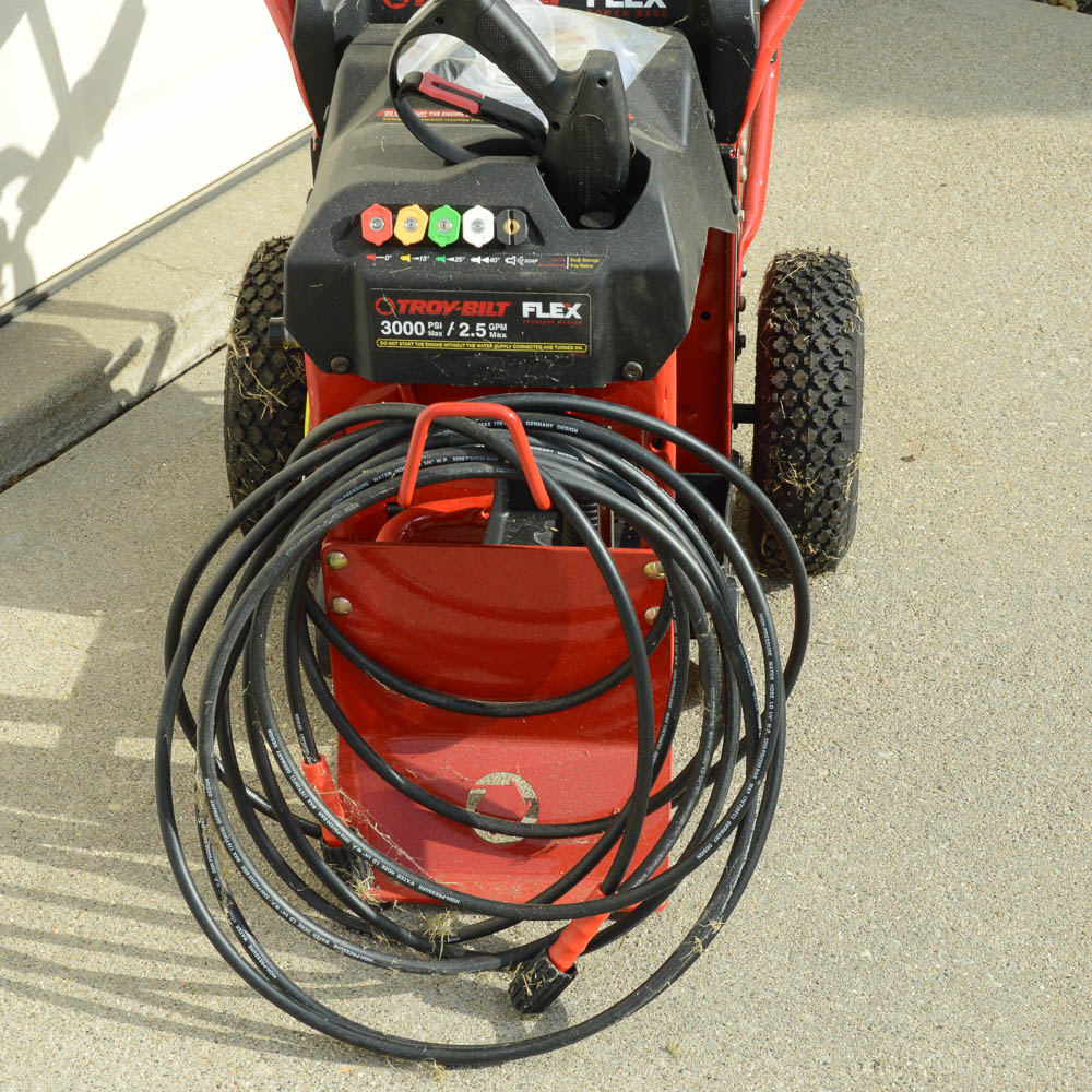 Troy-Bilt FLEX 3000-PSI Pressure Washer and FLEX-Power Base