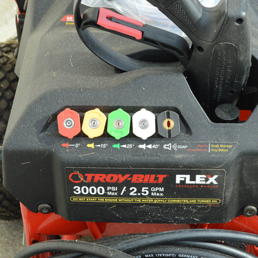 Troy-Bilt FLEX 3000-PSI Pressure Washer and FLEX-Power Base