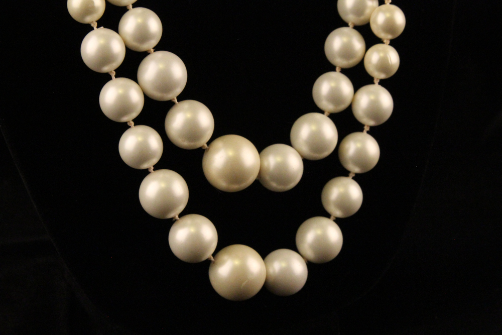 Vintage Marvella Double Strand Necklace and Celebrity Jewelry Set