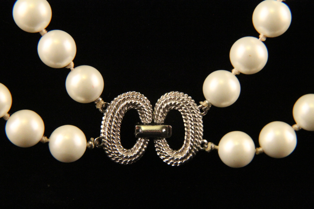 Vintage Marvella Double Strand Necklace and Celebrity Jewelry Set