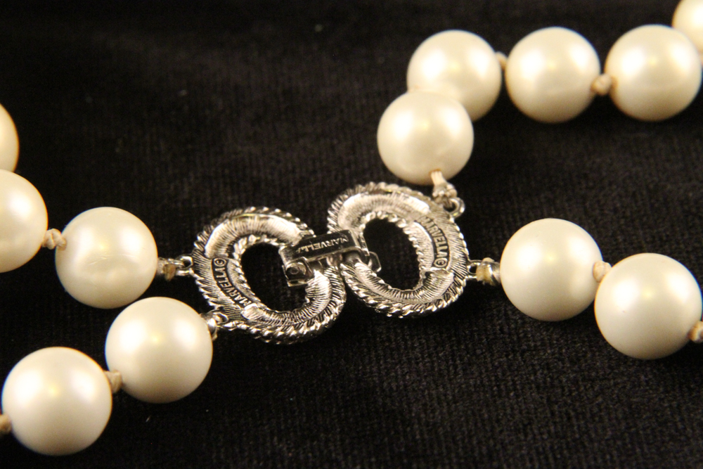 Vintage Marvella Double Strand Necklace and Celebrity Jewelry Set