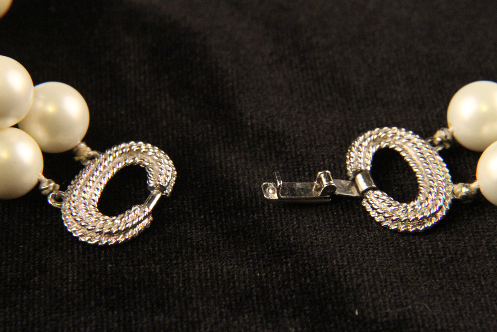 Vintage Marvella Double Strand Necklace and Celebrity Jewelry Set