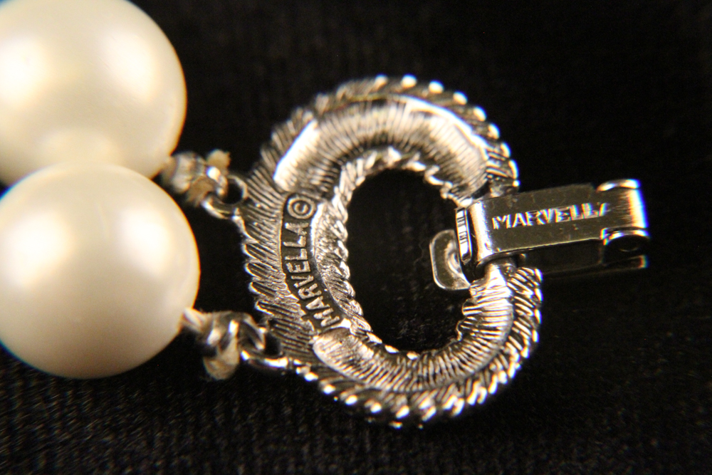 Vintage Marvella Double Strand Necklace and Celebrity Jewelry Set