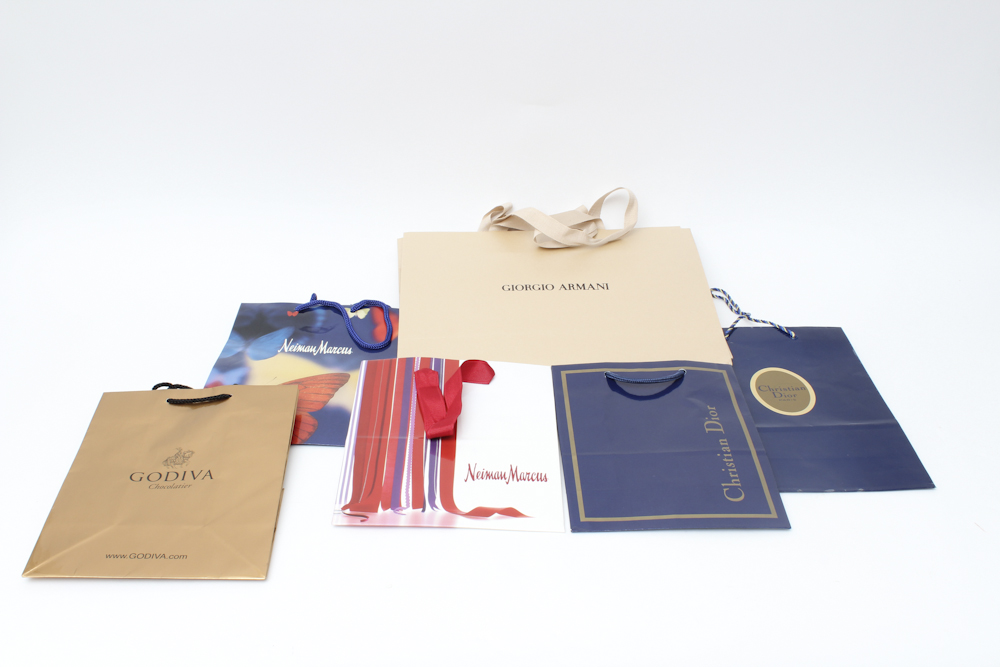 Collection of High End Designer Gift Boxes and Bags