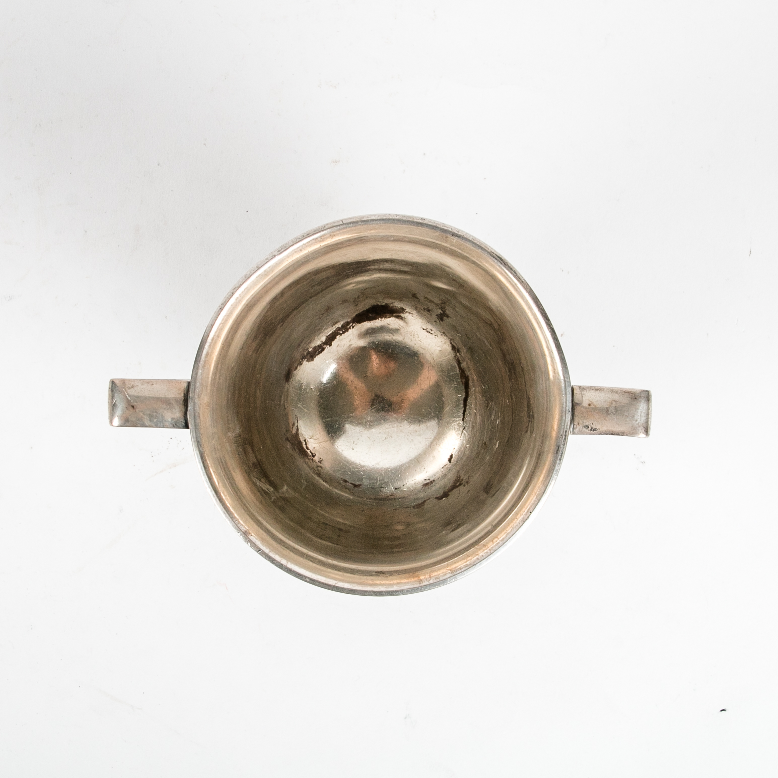 Monogrammed Sterling Silver Cream and Sugar Set