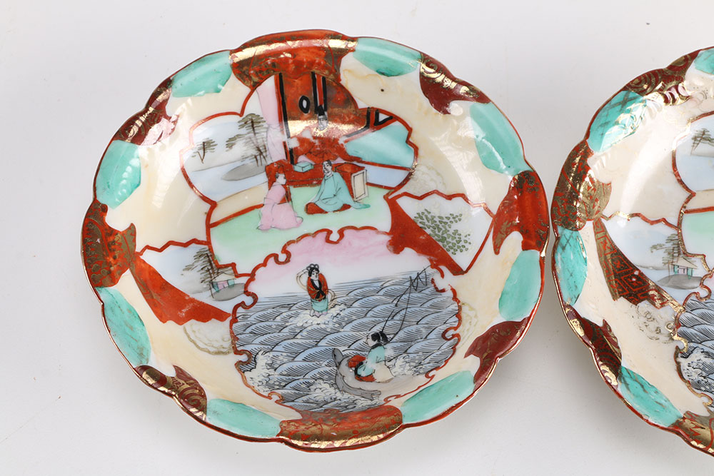 Vintage Japanese Satsuma Style Dishes