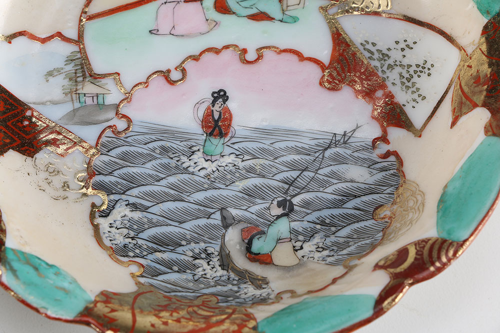 Vintage Japanese Satsuma Style Dishes