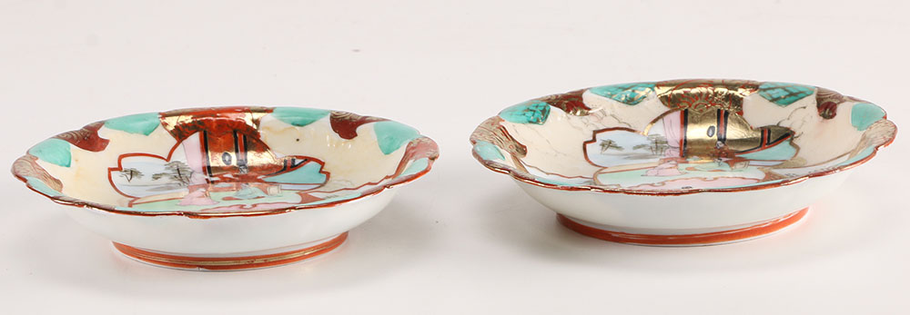 Vintage Japanese Satsuma Style Dishes