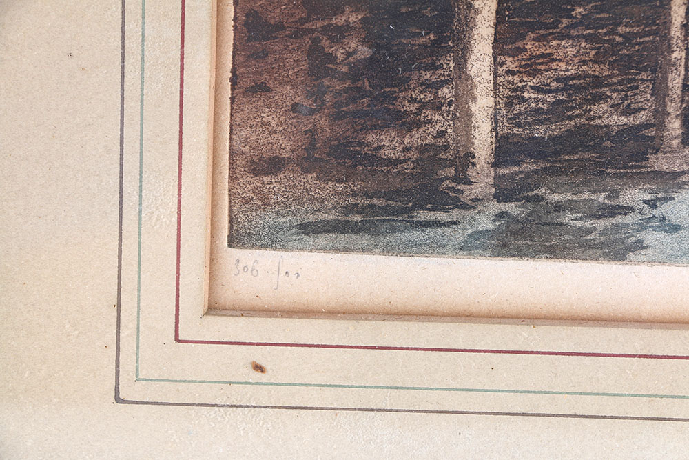 Vintage Signed Limited Edition Aquatint