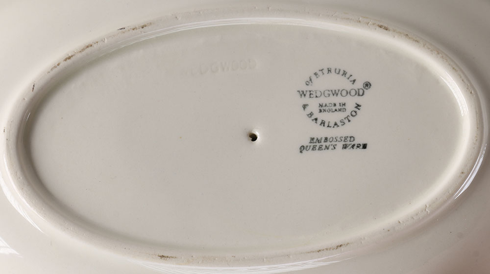 Wedgwood "Queens Ware" Dinner Service with Feather Edge Molding