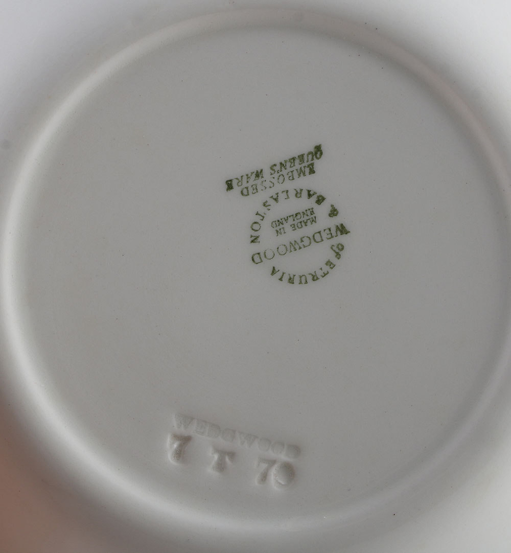 Wedgwood "Queens Ware" Dinner Service with Feather Edge Molding