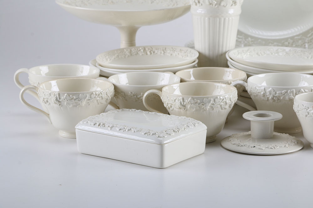 Assortment of Wedgwood "2243" Embossed China