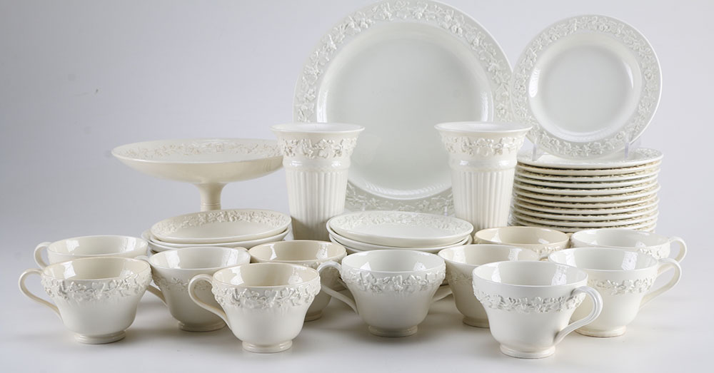 Assortment of Wedgwood "2243" Embossed China