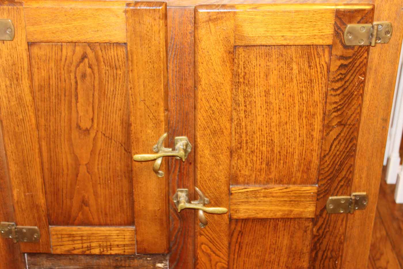 Vintage Oak Ice Box Cabinet
