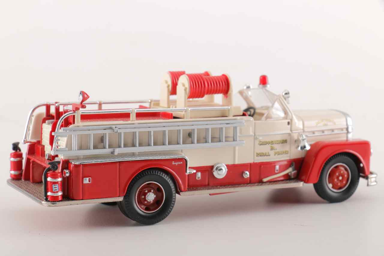 Group of Five Corgi Die-Cast Fire Trucks