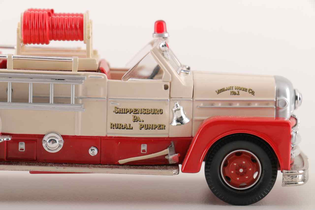 Group of Five Corgi Die-Cast Fire Trucks