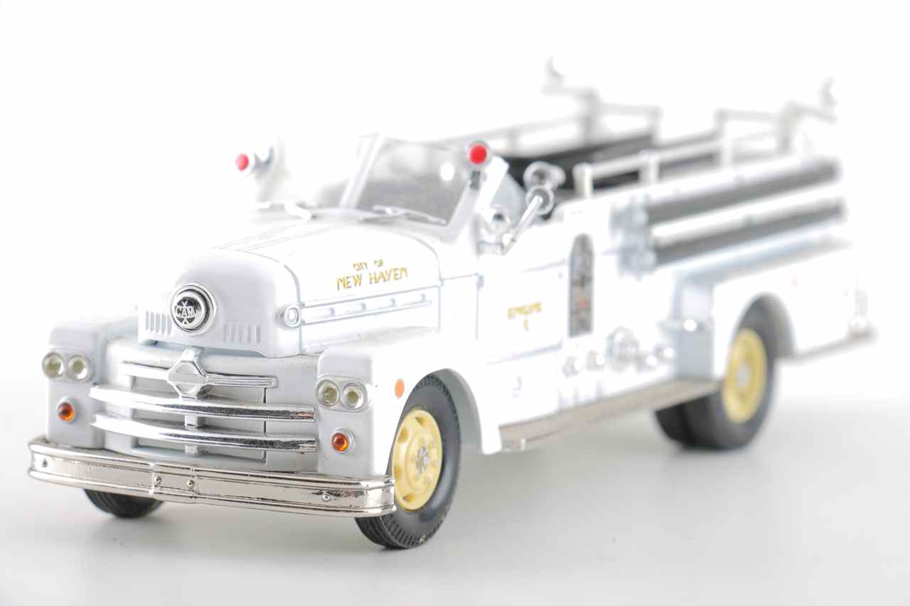 Group of Five Corgi Die-Cast Fire Trucks