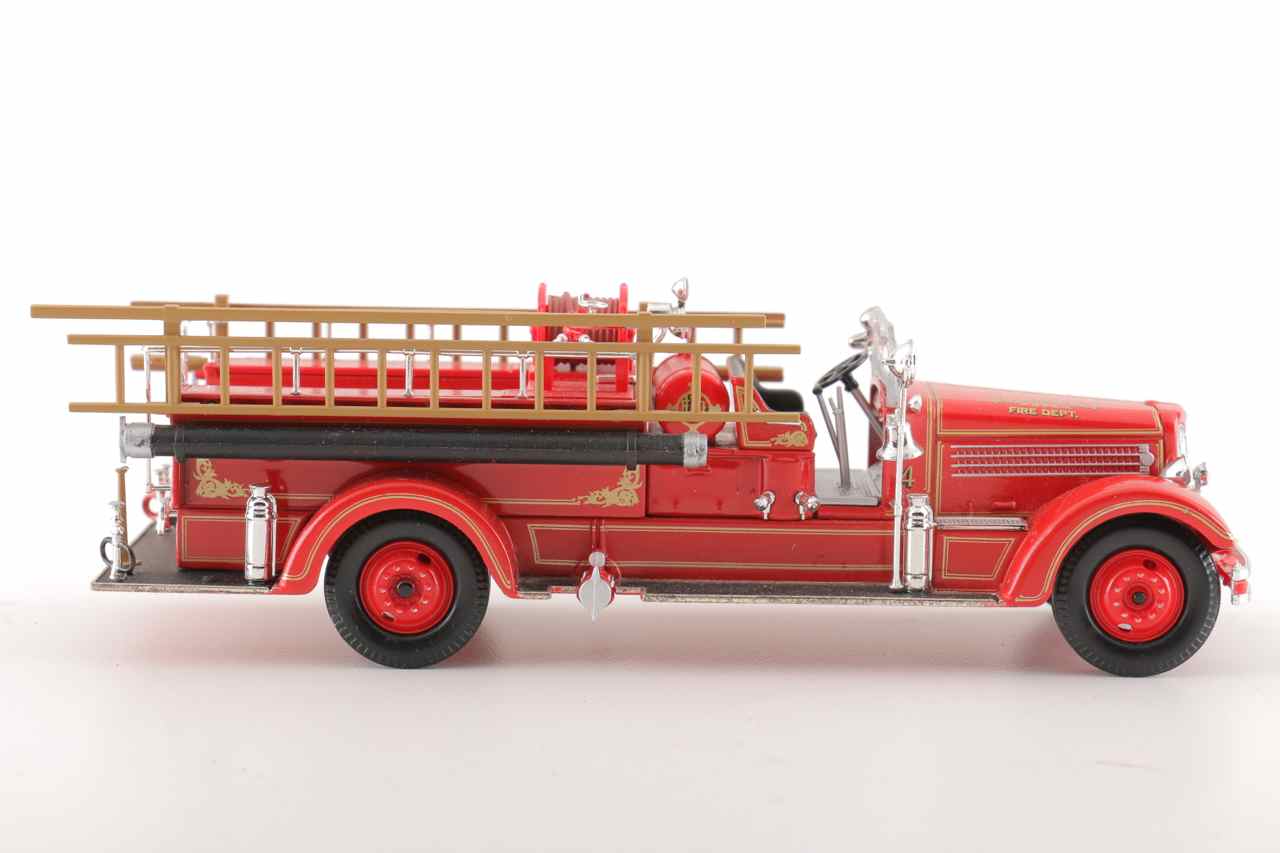Group of Five Corgi Die-Cast Fire Trucks
