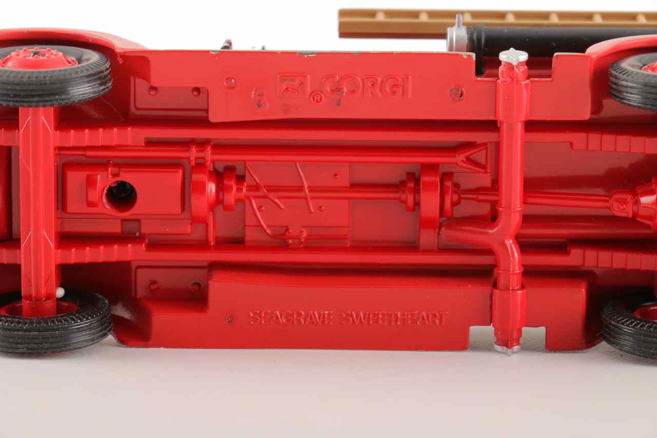 Group of Five Corgi Die-Cast Fire Trucks