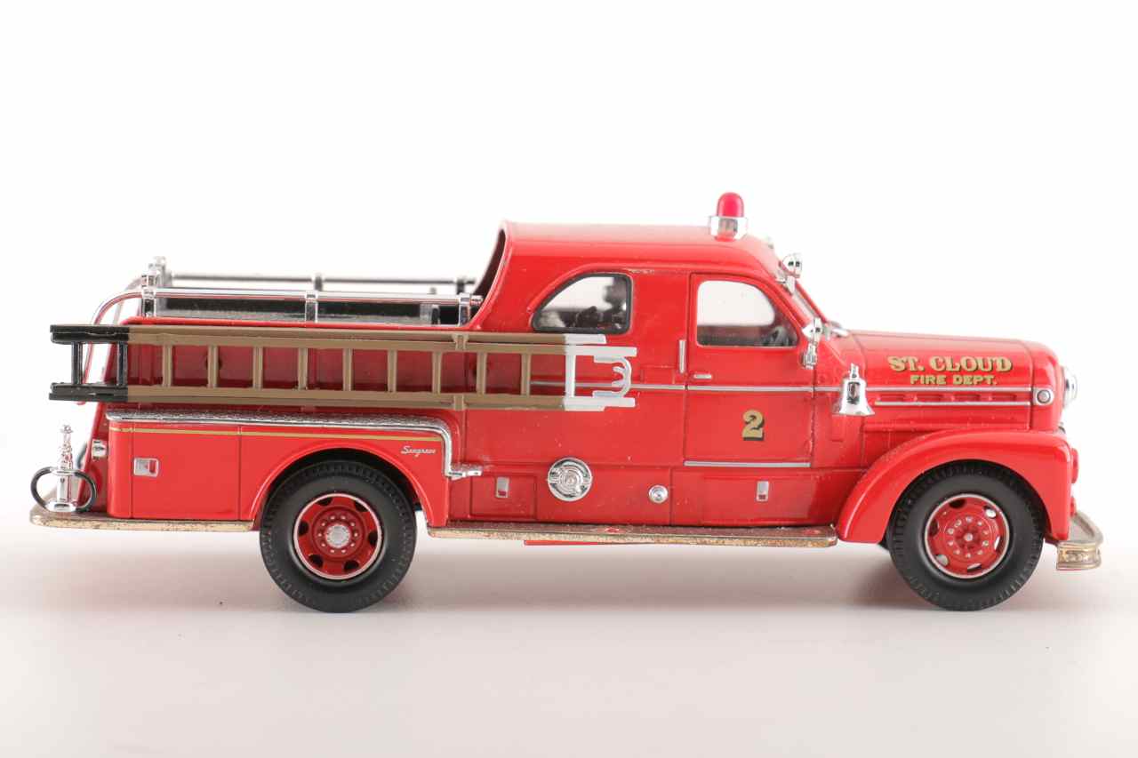 Group of Five Corgi Die-Cast Fire Trucks