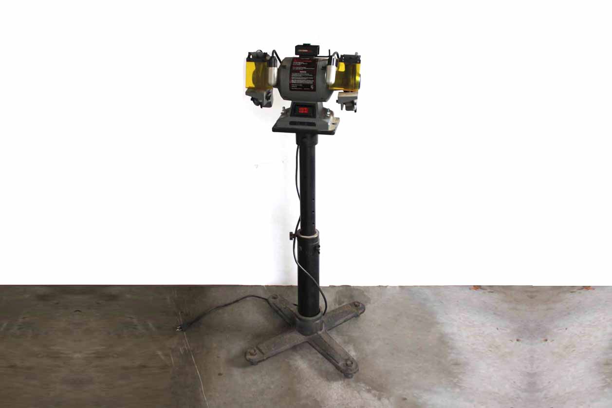 Craftsman Bench Grinder with Adjustable Stand
