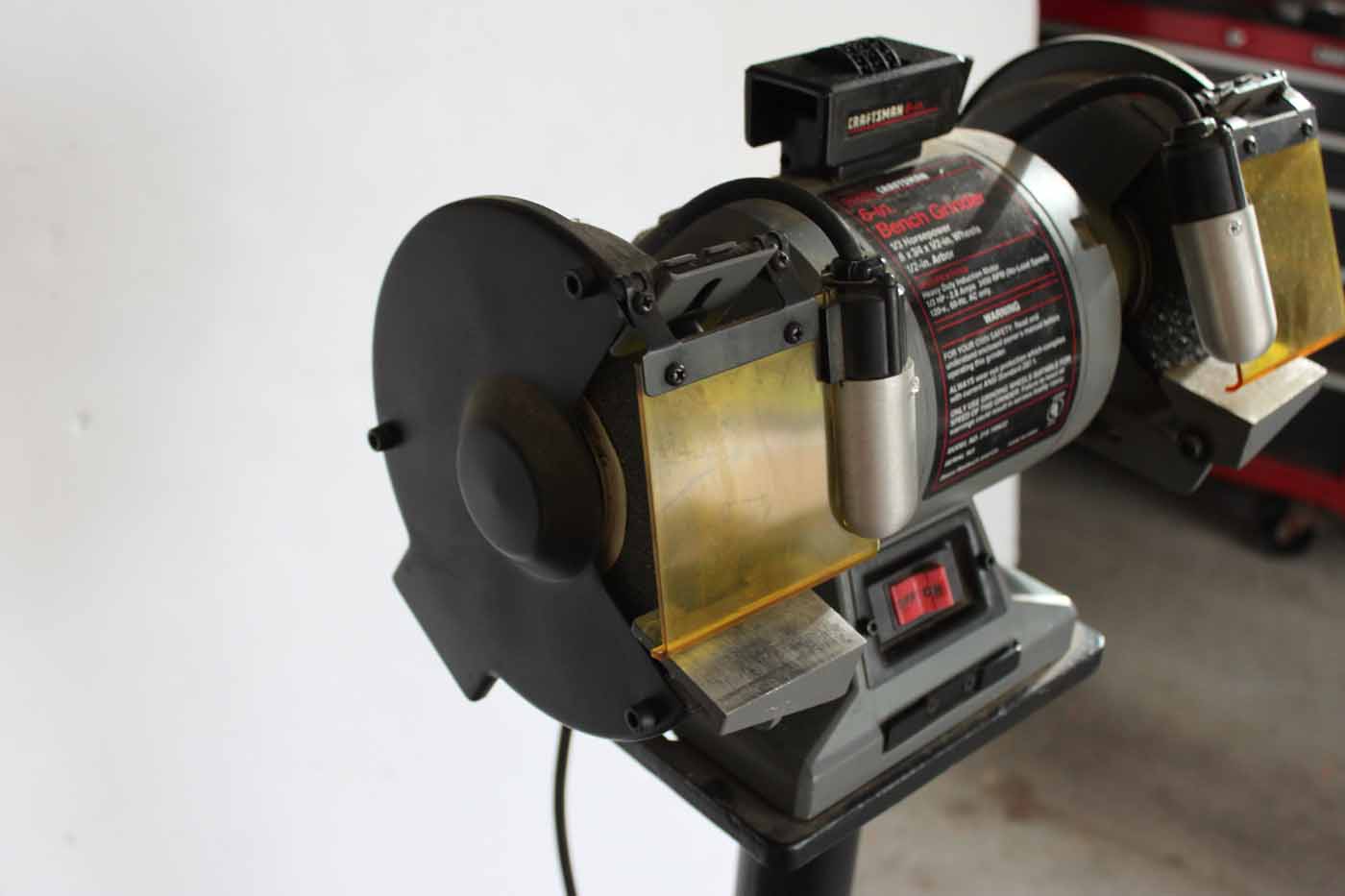 Craftsman Bench Grinder with Adjustable Stand
