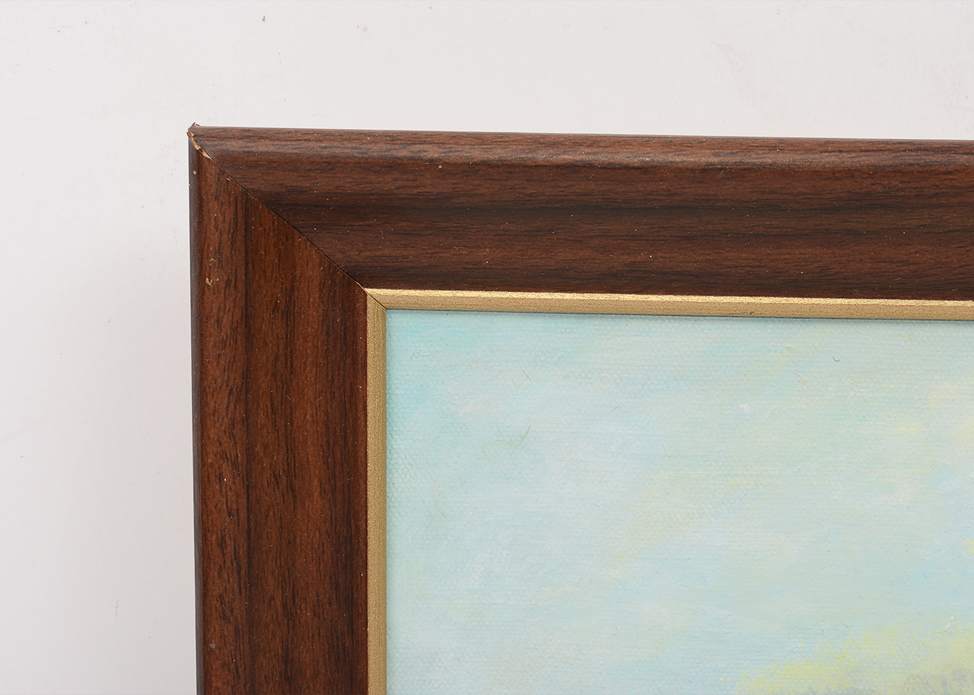 M.L. Wright Signed Original Oil on Canvas Landscape Painting