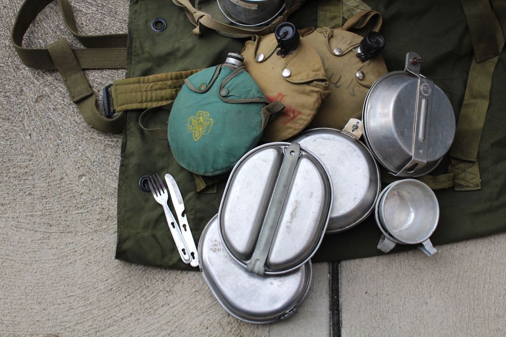 Vintage Scout Camping Gear