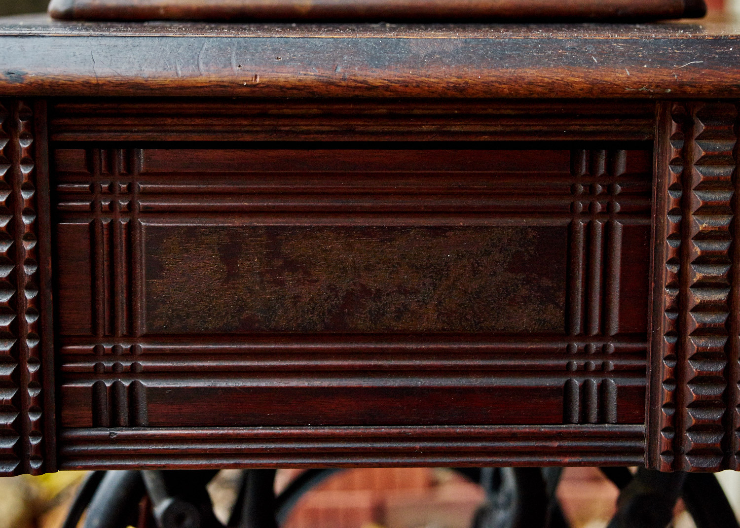 Antique "American" Sewing Machine and Table