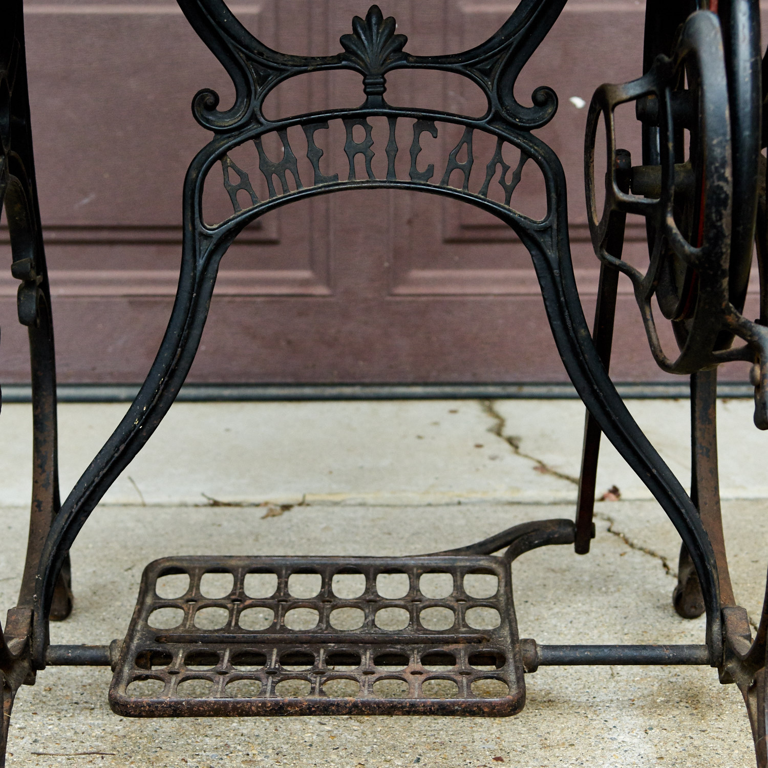 Antique "American" Sewing Machine and Table