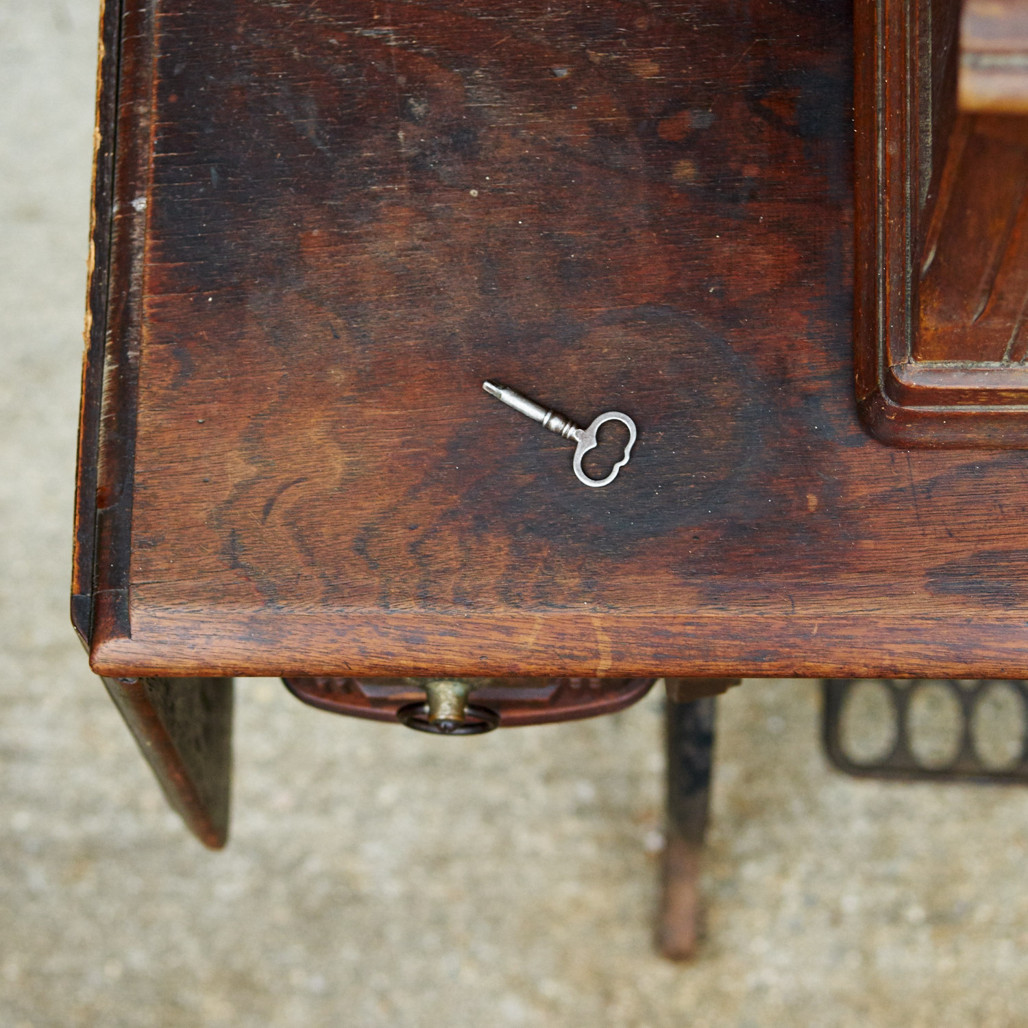 Antique "American" Sewing Machine and Table