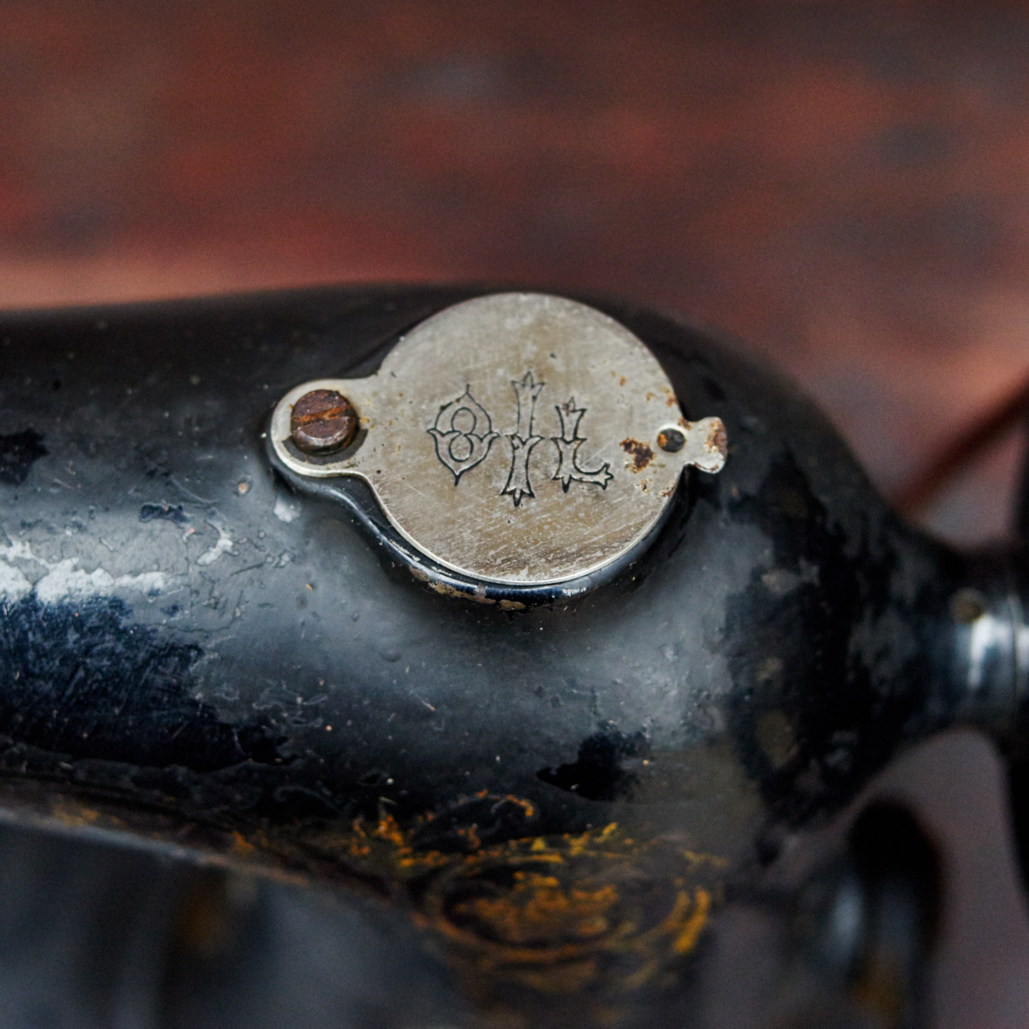 Antique "American" Sewing Machine and Table