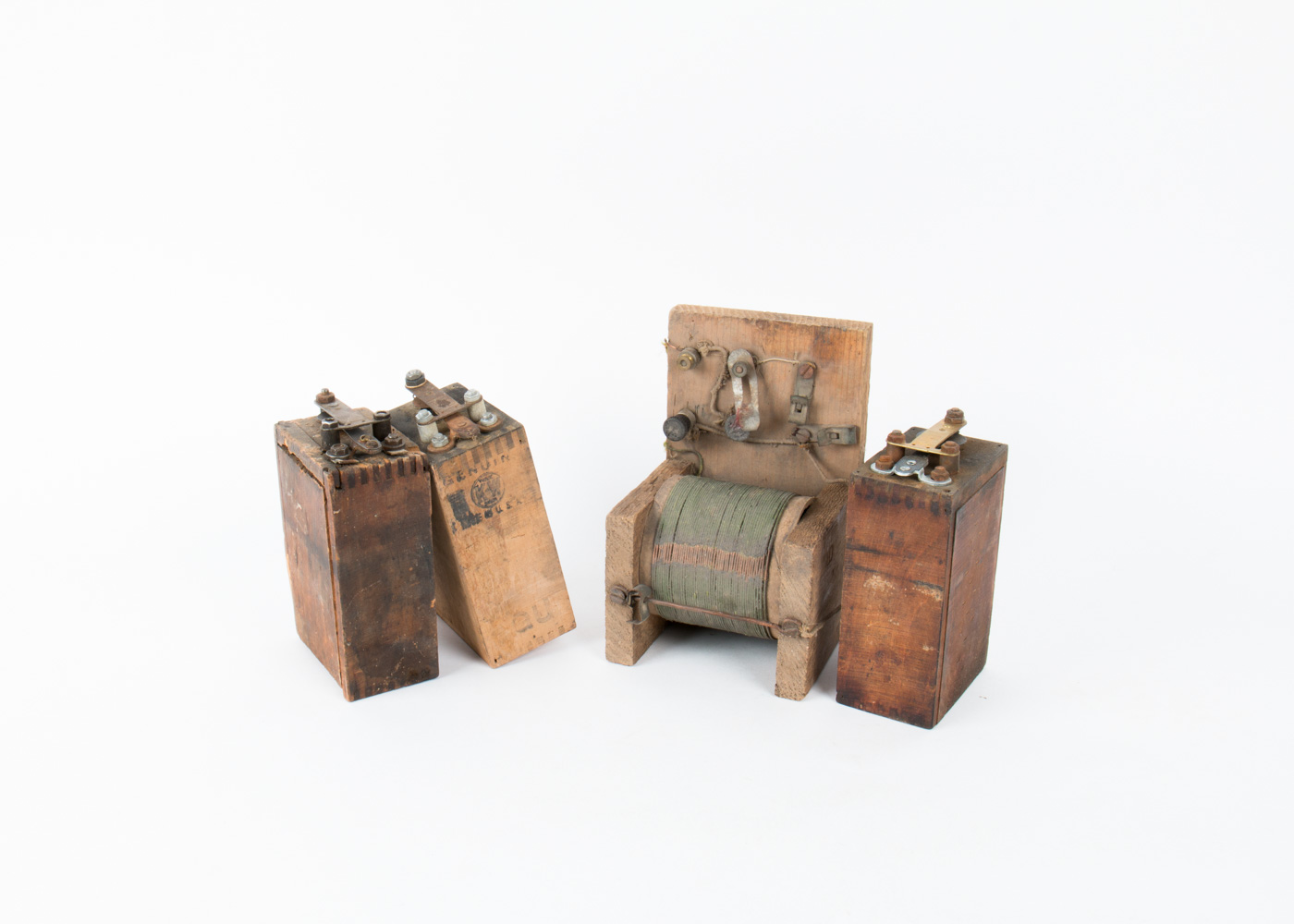 Collection of Vintage Automobile Ignition Coils and More