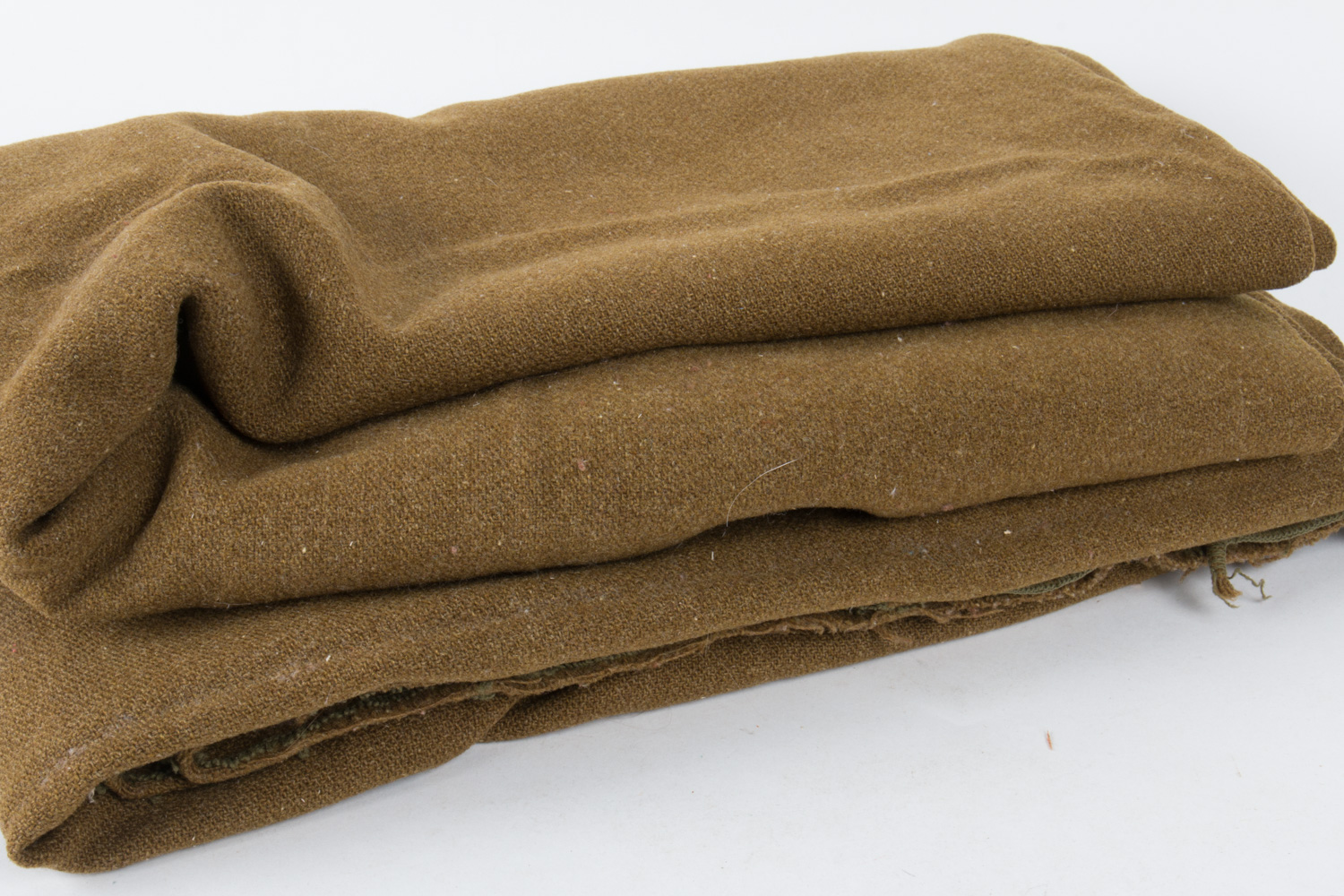 U.S Service Flag and Large Brown Blanket